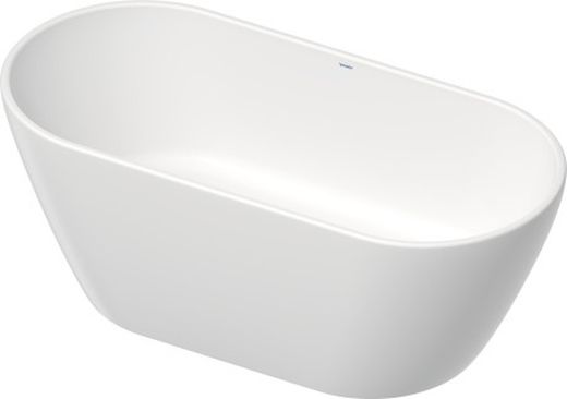 Baignoire ovale 1600x750mm sans trop-plein Duravit Exenta D-Neo