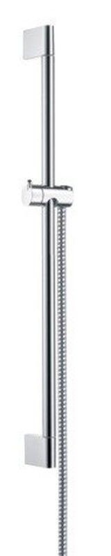 Barre de douche murale Unica Crometta 85 chrome Hansgrohe