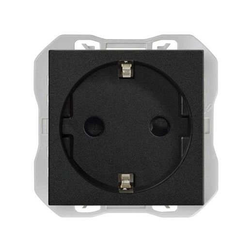 German socket outlet Simon 270 quick connection matt black