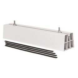 Bases de PVC blanco 450x80mm para aires acondicionados Vecamco