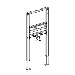 Duofix-Rahmen für Becken und 112 cm Hahn Geberit