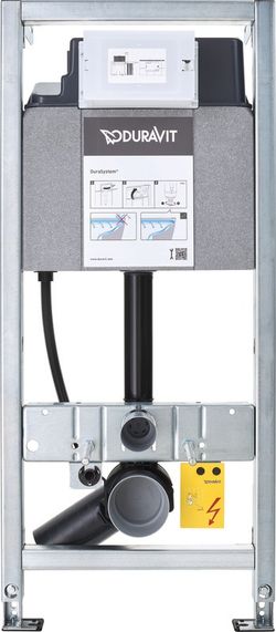DuraSystem Toilettenrahmen integrierte Hygienespülung 115cm Duravit