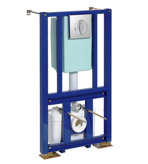Bastidor Sanitrit Saniwall Cisterna + Triturador empotrado Saniwall Pro