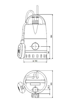 Bilgenpumpe Unilift-CC7A1 Grundfos