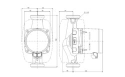 Grundfos ALPHA1 25-80 180 Umwälzpumpe