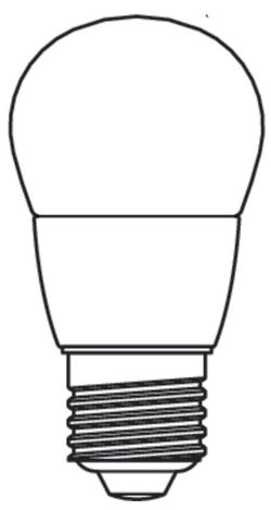 Gloeilamp MASTER LEDluster DT 6-40W E27 P48 CL