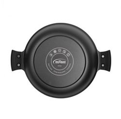 Hoher Schmortopf mit Deckel Absolut Black Serie 24 cm
