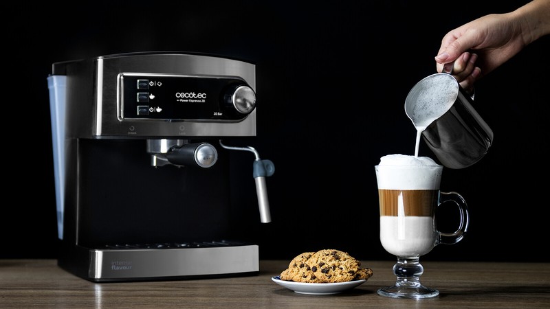 Cecotec Espresso coffee machine Cafelizzia 790 Black. Power 1350 W, rapid  heating system, 20 bar pressure, vaporizer - AliExpress