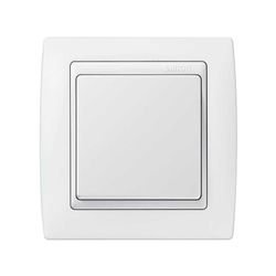 Scatola alta superficie per 1 elemento bianco Simon 82