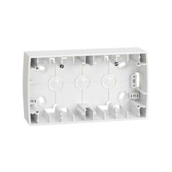 Caja de superficie alta para 2 elementos blanco Simon 82