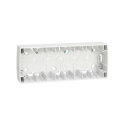 Caja de superficie alta para 3 elementos blanco Simon 82