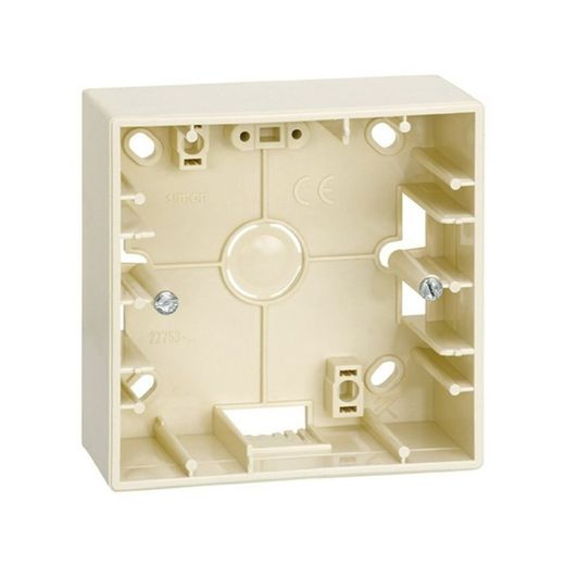 Oberflächenbox für 1 Element Elfenbein Simon 27