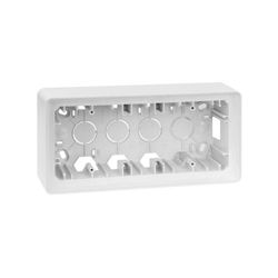 Caja de superficie para 3 elementos blanco Simon 82 Detail