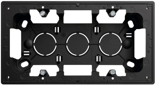 Simon surface box 270 avec 2 éléments noir mat