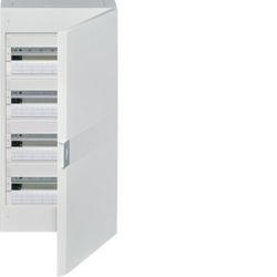 Caja superficie vega VB con 4 filas 72 módulos opaco blanca Hager