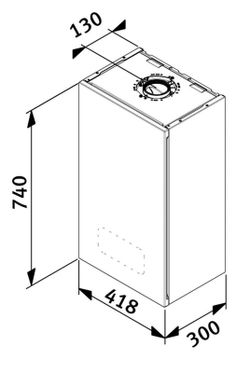 Caldera THELIA Condens 25-A (H-ES) Saunier Duval