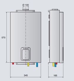 Calentador estanco a gas butano Ariston NEXT EVO SFT X 11