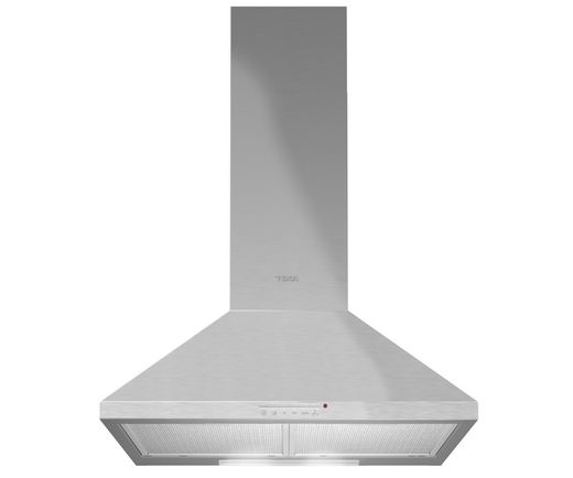 Capuz decorativo de pirâmide de 60 cm com motor de turbina dupla Teka