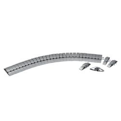 Canal guía cable flexible gris Schneider electric