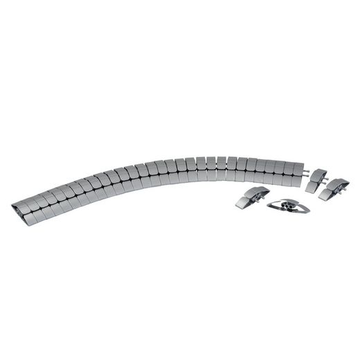 Caniveau de guidage de câble flexible gris Schneider Electric