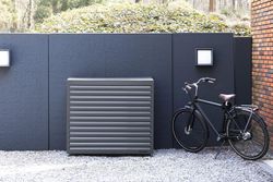CAL130 antraciet warmtepompbehuizing