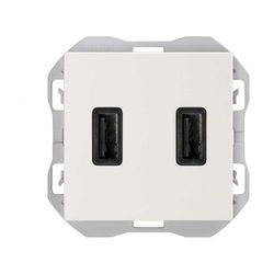 Cargador USB doble A + A Simon 270 3,1A Smartcharge blanco