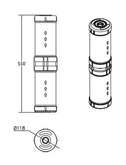 Cartucho TAC OneFlow® para modelo OFTW-R