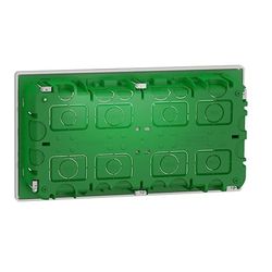 Centralização de superfície 2x10 módulos branco New Unica System + Schneider electric