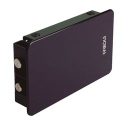 Cerradura invisible para puertas modelo Kamo acabo en negro Arregui