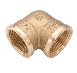 Codo latón TH90 3/8" hembra - 3/8" hembra Metalgrupsa