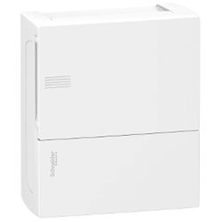 Cofre mini PRAGMA superficie 8 módulos puerta plena Schneider electric
