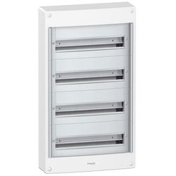 Cofre PRAGMA18 superficie 4 filas con 72 módulos sin puerta Schneider electric