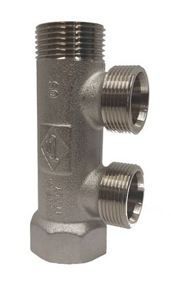 Colector de latón de 2 derivaciones de 3/4" a 24x19 Gut