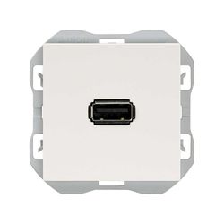 Conector USB Simon 270 datos tipo A blanco