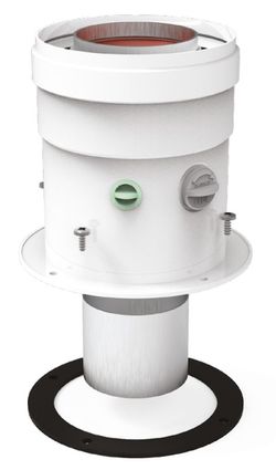 Conexão de saída vertical para aquecedor especial Cointra