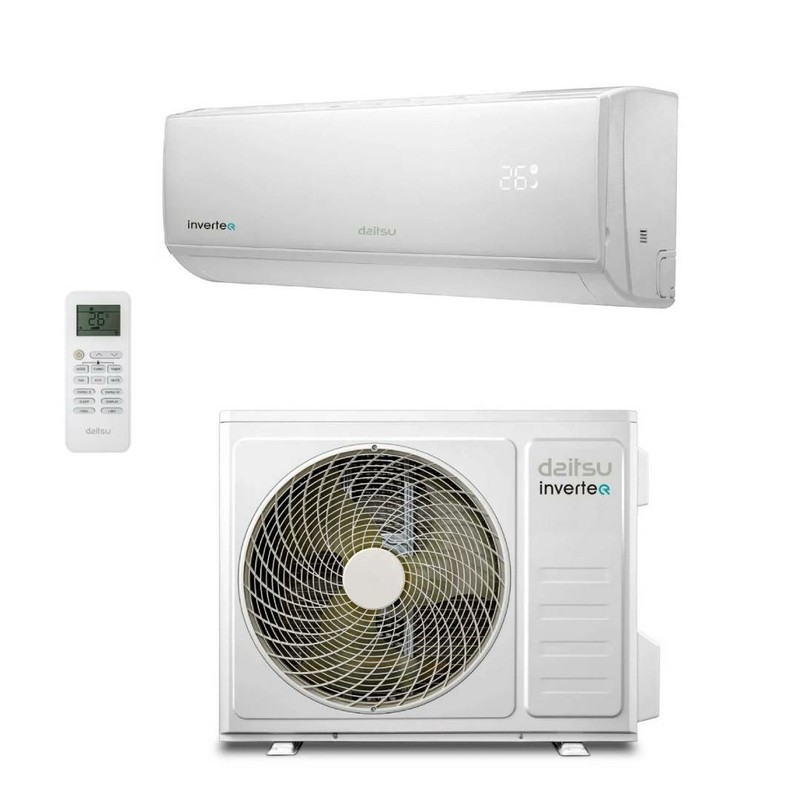 Aire acondicionado Split Inverter 3000 frigorías, bomba de calor, frio  calor, A++, A+++, R32 gas más ecológico con Modulo WiFi