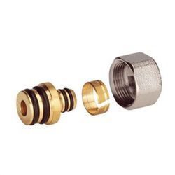 Conjunto dos conexiones M M24x1,5 diámetro 12x16 para tubo multicapa Orkli
