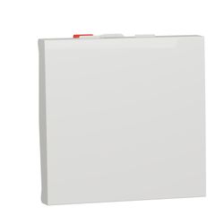 Conmutador 2 módulos blanco Schneider electric