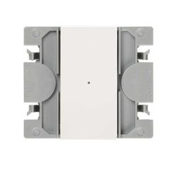Conmutador electrónico iO de tecla estrecha blanco Simon 270