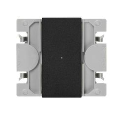 Conmutador electrónico Simon 270 iO con tecla estrecha negro mate