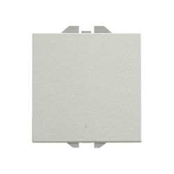 Conmutador pulsante Simon 270 10 AX aluminio