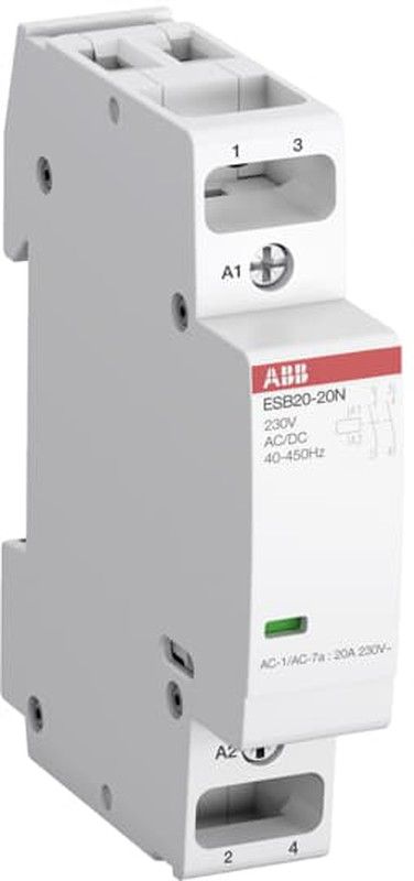 Contactor de instalación 20A Abb