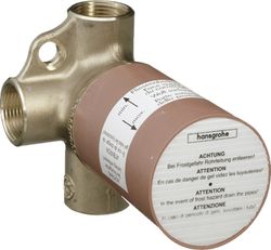 Cuerpo de empotrar Trio con llave de paso Hansgrohe
