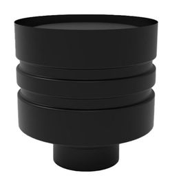 Deflector anti-revoque M-H diámetro 80mm para estufas de pellet  o biomasa