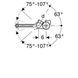 Geberit Badewannenablauf mit Drehgriffdurchmesser 52mm Chrom