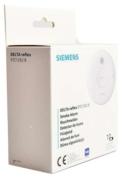 Detector de humo con batería de litio sellada Siemens