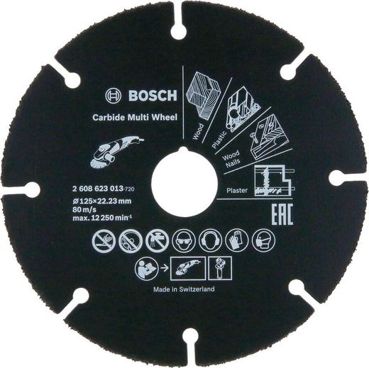 Disco de carboneto de múltiplas rodas 76x10mm