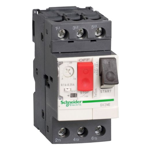 Disjuntor GV2ME - 4 / 6,3A Schneider elétrico