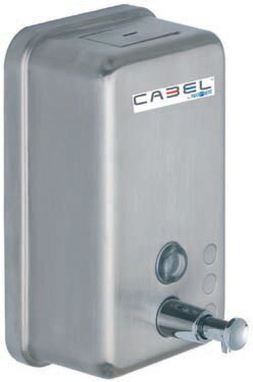 Distributeur de savon vertical 1200ml Inox Shine Cabel