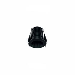 PULSAR embutido de 3,5 W com 3000K de temperatura e 180 lumens preto